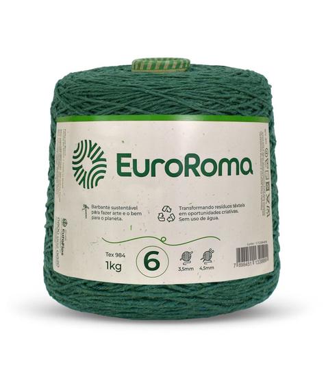 Imagem de  Barbante Colorido Euroroma 1kg Nº6 Crochê e Tricô