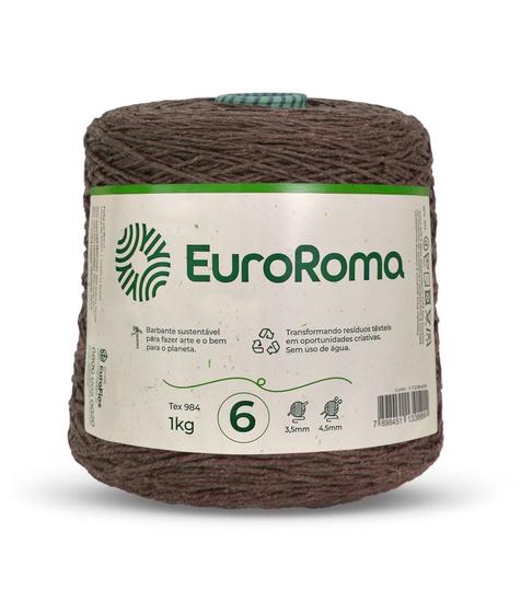 Imagem de  Barbante Colorido Euroroma 1kg Nº6 Crochê e Tricô