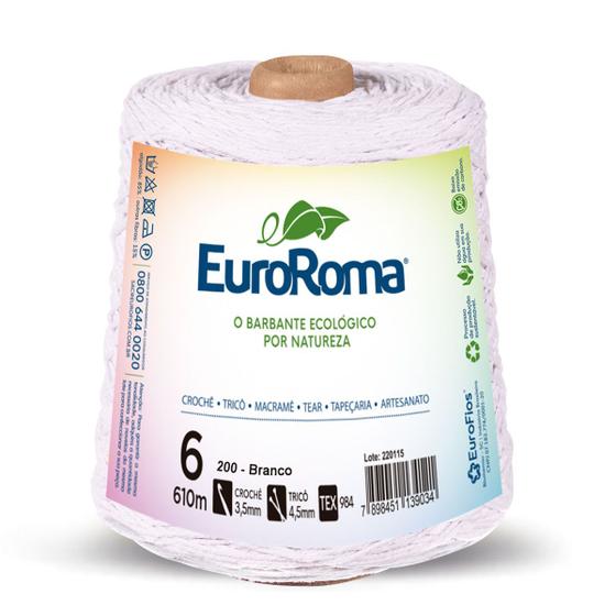 Imagem de Barbante Colorido Euroroma nº6 4/6 - 600g