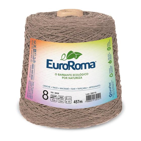 Imagem de Barbante Colorido nº8 c/ 600g EuroRoma - Bege