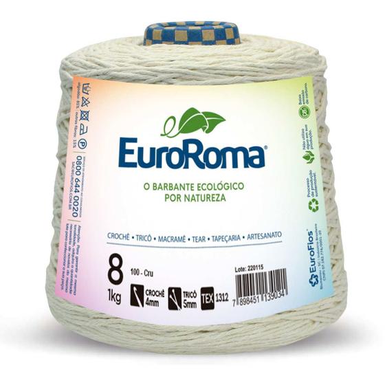 Imagem de Barbante CRU 1,0KG 4/8 Fios Rolo 762M