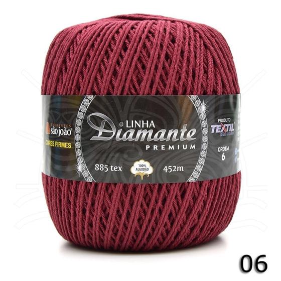 Imagem de Barbante Diamante Premium nº06 400g - 100% Algodão