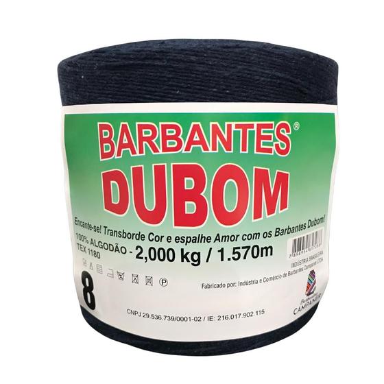 Imagem de Barbante Dubom Azul Marinho - 2 Kg - Fio 8 - 1570m