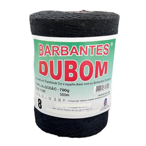 Imagem de Barbante Dubom Preto - 700Gr - Fio 8 - 550m