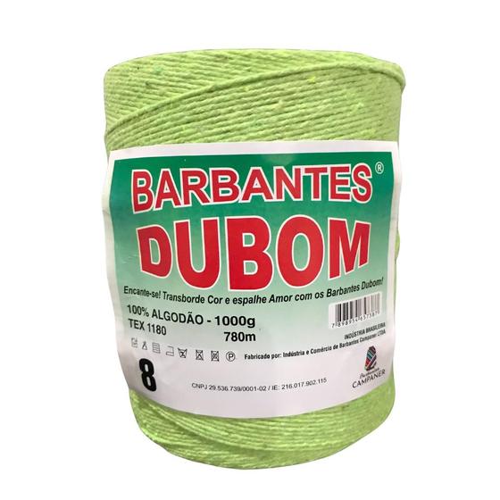 Imagem de Barbante Dubom Uva Verde - 1Kg - Fio 8 - 780m