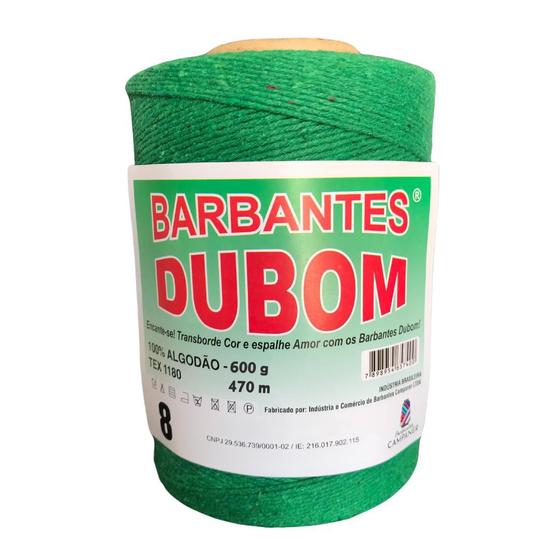 Imagem de Barbante Dubom Verde Bandeira - 600 Gr - Fio 8 - 470m