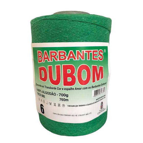 Imagem de Barbante Dubom Verde Bandeira - 700Gr - Fio 6 - 760m