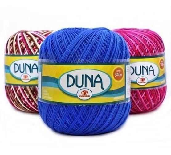 Imagem de Barbante Duna Círculo - Kit 10 Unidades Cores Variadas