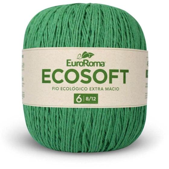 Imagem de Barbante Ecosoft 8/12 422G 452M Verde Bandeira 803 Euroroma