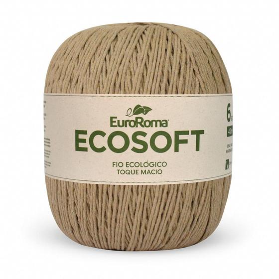 Imagem de Barbante Ecosoft Fio n 6 EuroRoma 452 metros 400 gramas Crochê e Tricô