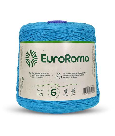 Imagem de Barbante EuroRoma 1kg Fio 6 Crochê Tricô