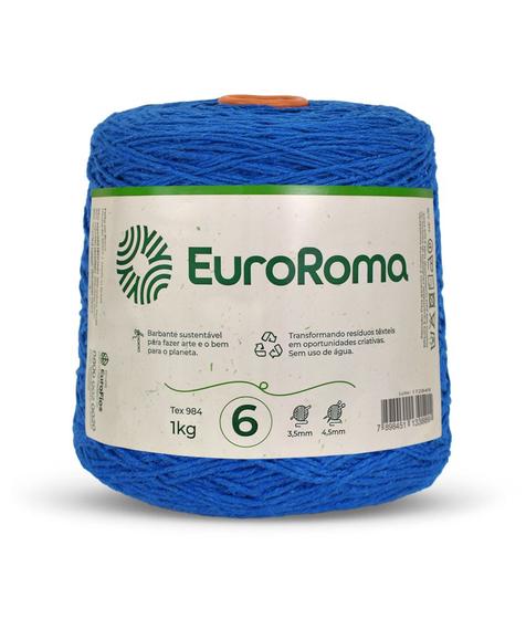 Imagem de Barbante EuroRoma 1kg Fio 6 Crochê Tricô