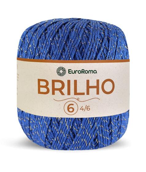 Imagem de Barbante EuroRoma Brilho Ouro 400g fio 6