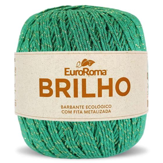 Imagem de Barbante EuroRoma Brilho Ouro 400g