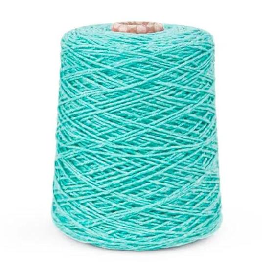 Imagem de Barbante euroroma colorido 04 fios verde água claro 600 gr