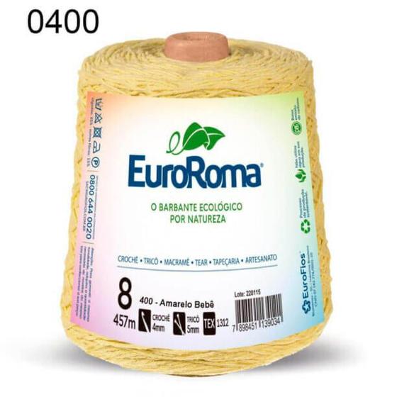 Imagem de Barbante EuroRoma Colorido N.8 600g