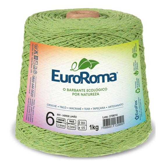 Imagem de Barbante Euroroma Colorido N06 1kg Eurofios