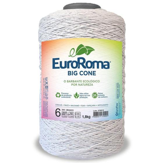 Imagem de Barbante EuroRoma Colorido N6 - 1,8 Kg - Eurofios