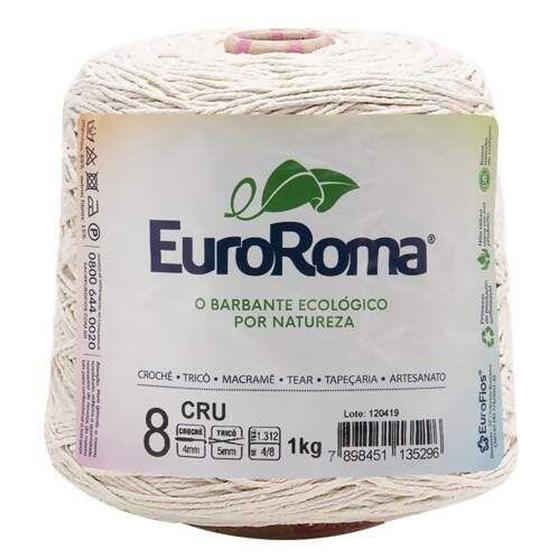 Imagem de Barbante euroroma cru 01 kg n.08 und - EURO FIOS