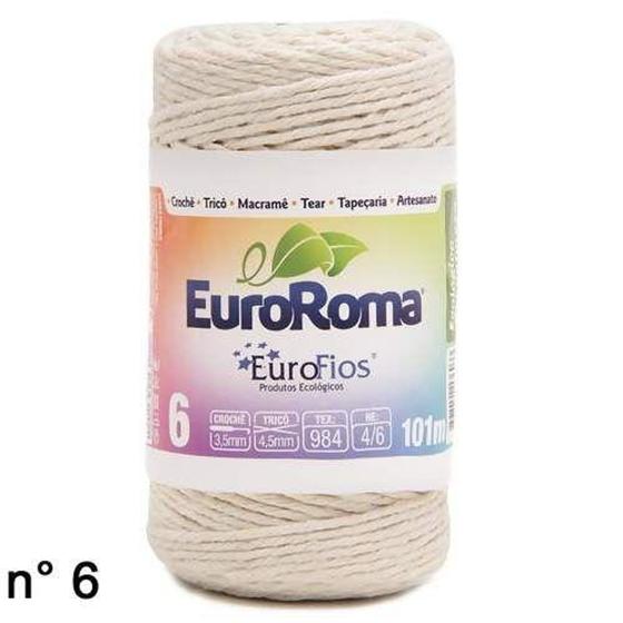 Imagem de Barbante euroroma cru escolar 100g n.06 und - EURO FIOS