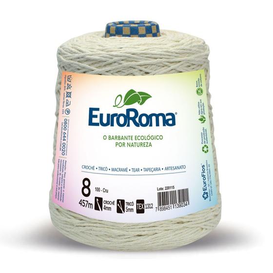 Imagem de Barbante Euroroma Crú n08 600g - Eurofios