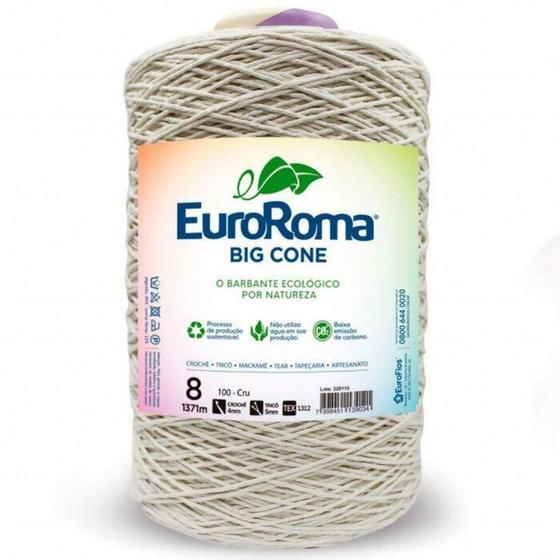 Imagem de Barbante EuroRoma N8 Cru 1,8Kg