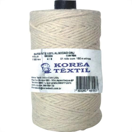 Imagem de Barbante Korea De Algodao 08 Fio De 4Mm 200Mt 518