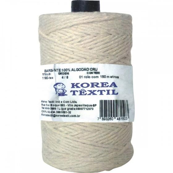 Imagem de Barbante Korea De Algodao 12 Fio De 4Mm 120Mt 522