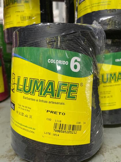 Imagem de Barbante Lumafe 805 g cor Preta  n6