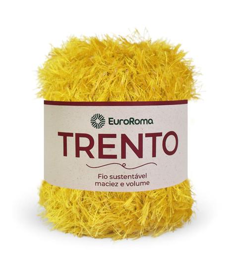 Imagem de Barbante Trento Peludo Euroroma 200 gramas de 101 metros p/ Crochê, Tricô, Tear, Macramê, Amigurumi e Artesanato