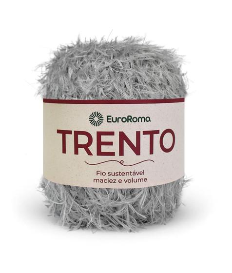 Imagem de Barbante Trento Peludo Fio 6 Euroroma 200 gramas de 101 Metros e 1968 Tex e Composto por 51% Algodão e 49% Poliéster