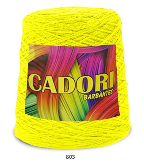 Imagem de Barbantes Cadori 700m Amarelo Neon Nº 6