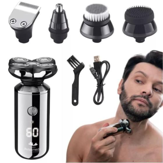 Imagem de Barbeador 5 Em 1 Barbeador Com Cabo Usb