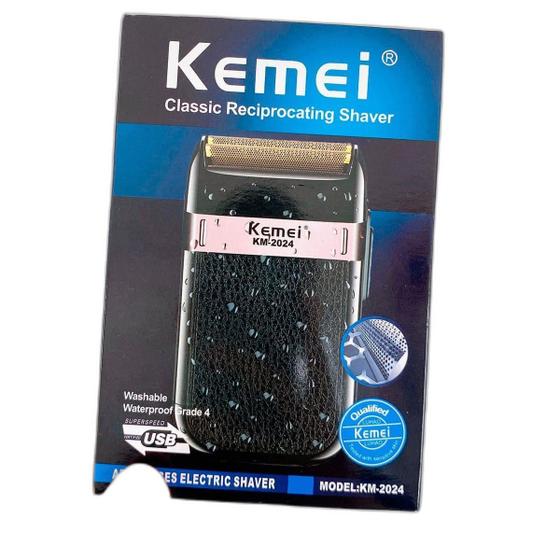 Imagem de Barbeador Aparador Elétrico De Pelos Masculino Shaver Kemei