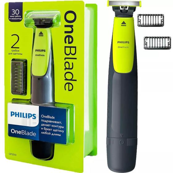 Imagem de Barbeador Aparador Elétrico Philips One Blade QP2510/10