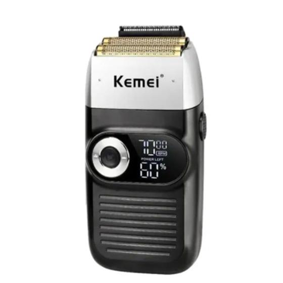 Barbeador Elétrico Kemei Km-2026 Sem Fio Profissional Menor preço em Barbeador Elétrico Kemei Km-2026 Sem Fio Profissional