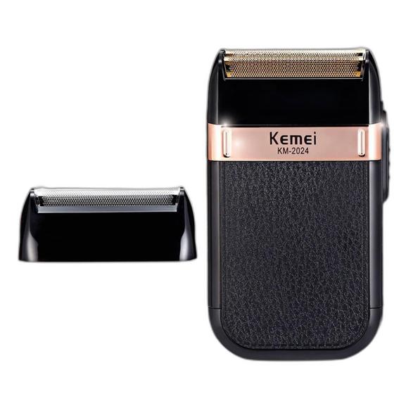 Imagem de Barbeador Elétrico Kemel 2024 - Sem Fio, Recarregável