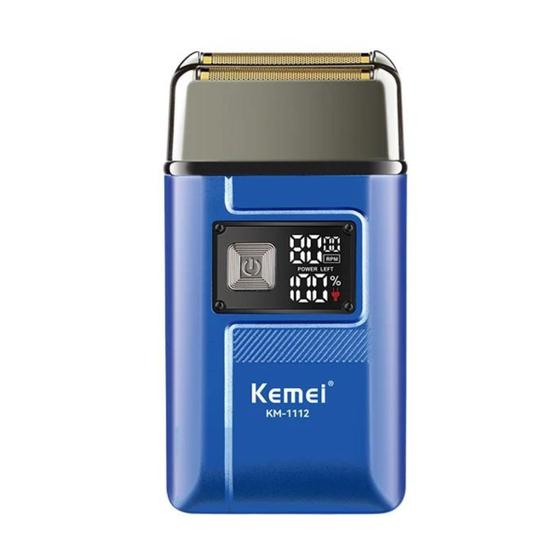 Barbeador Elétrico Máquina Shaver Kemei KM-1112 Recarregável 5W 2 Velocidades de Corte Imagem de Barbeador Elétrico Máquina Shaver Kemei KM-1112 Recarregável 5W 2 Velocidades de Corte