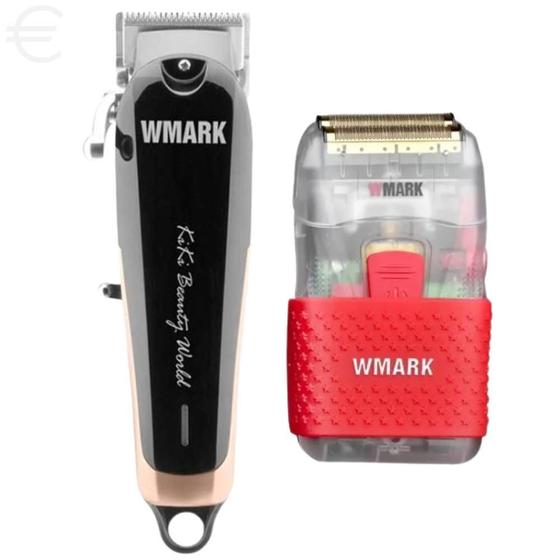 Imagem de Barbeador Elétrico Shaver Wmark E Máquina Corte Wmark