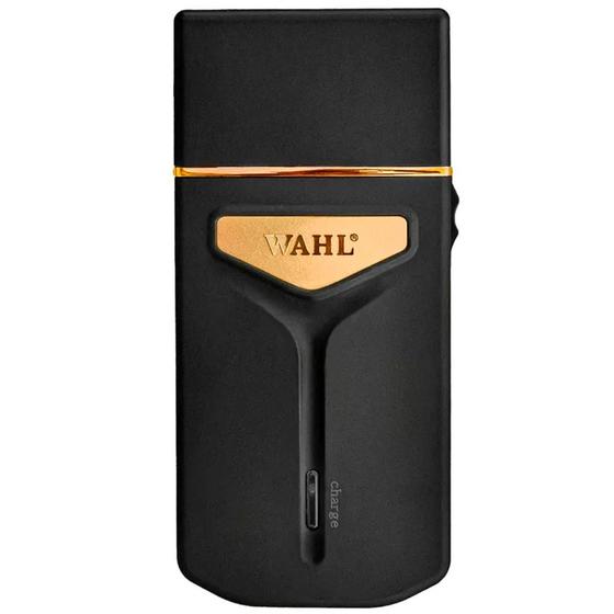 Barbeador Elétrico Wahl Travel Shaver Carregamento USB 7 Peças Acessórios Imagem de Barbeador Elétrico Wahl Travel Shaver Carregamento USB 7 Peças Acessórios