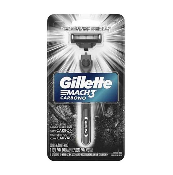 Imagem de Barbeador Gillette Mach3 Carbono 1 unidade