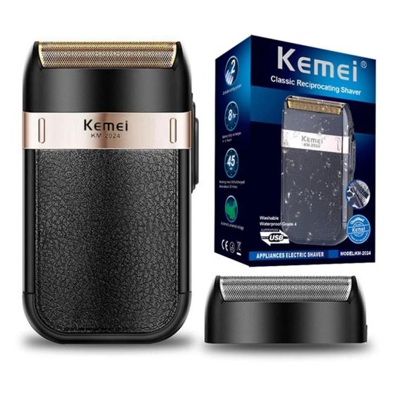Imagem de Barbeador Kemei Km2024 - Portátil E Garantido