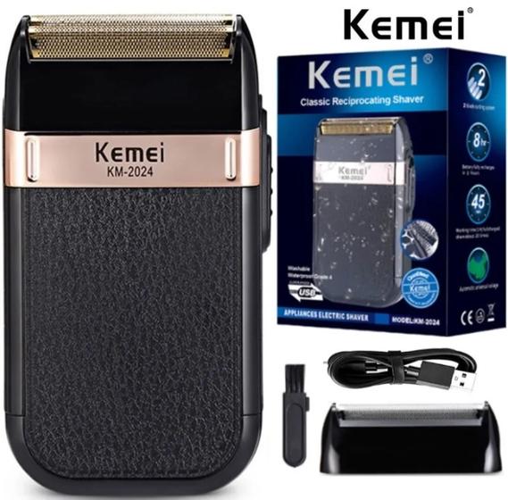 Imagem de Barbeador Profissional 100% Original Kemei KM-2024  Shaver para Acabamento 100V/240V