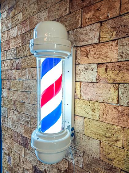 Imagem de Barber pole 65cm sem globo branco bivolt megan