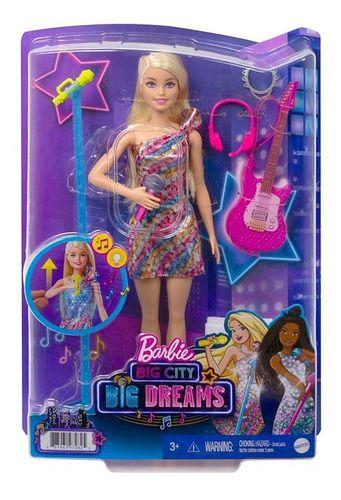 Imagem de Barbie Big City Big Dreams Cantora Malibu GYJ23