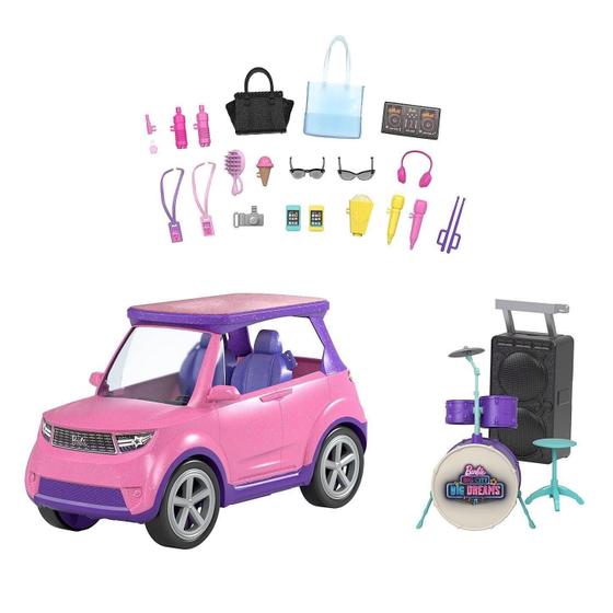 Imagem de Barbie Big City Big Dreams Carro e Palco Transformável GYJ25