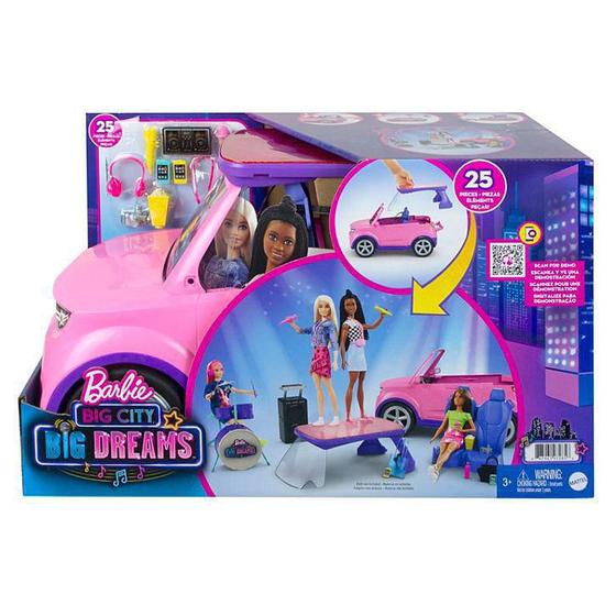Imagem de Barbie Big City Big Dreams Carro Transformável GYJ25 Mattel