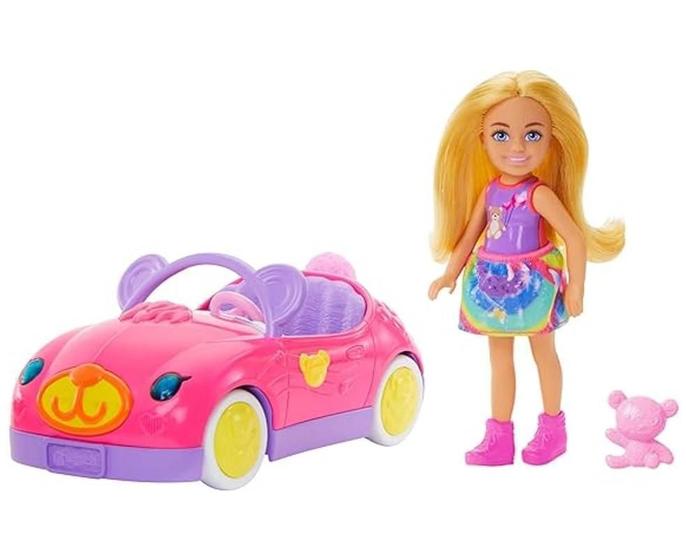 Imagem de Barbie Boneca Chelsea E Carro Do Urso Hxn05 - Mattel