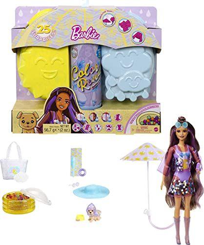 Imagem de Barbie Boneca Color Reveal 7 Surpresas, Mudança de Cor - Série Sunshine & Sprinkles, Acessórios Variados