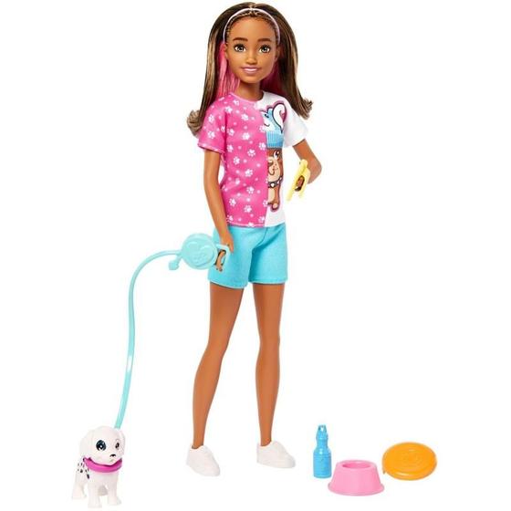 Imagem de Barbie Boneca Family Skipper First Jobs Dog Walker Mattel